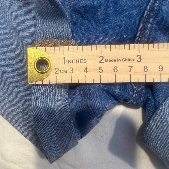 Kancan Estilo Denim Shorts Stretch Size 28 EUC - Picture 5 of 6